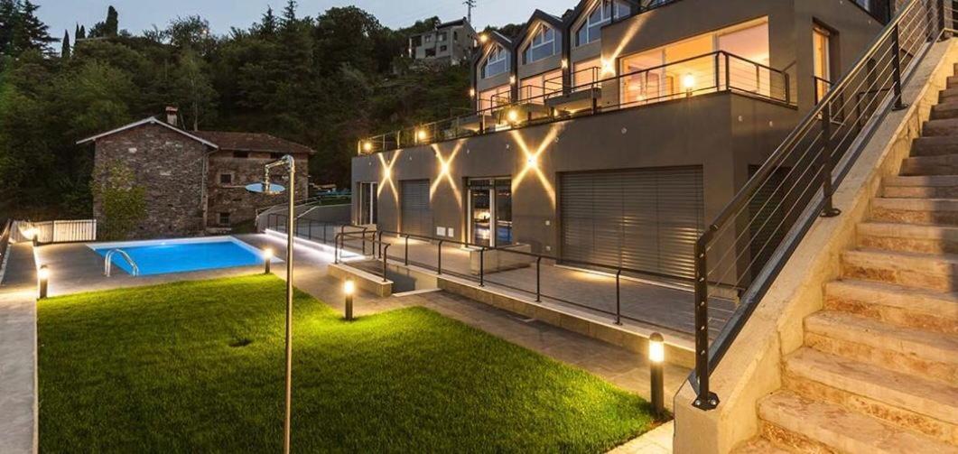 Baia Blu - Luxury Apartments With Pool Cremia Kültér fotó